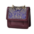 1919 Nelia Medium Shoulder Bag - Burgundy & Purple