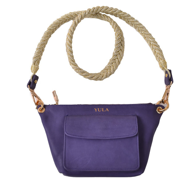 1910 Lina Mini Crossbody Bag - Purple