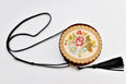 Batool Circle Bag Vintage Flower Embroidery