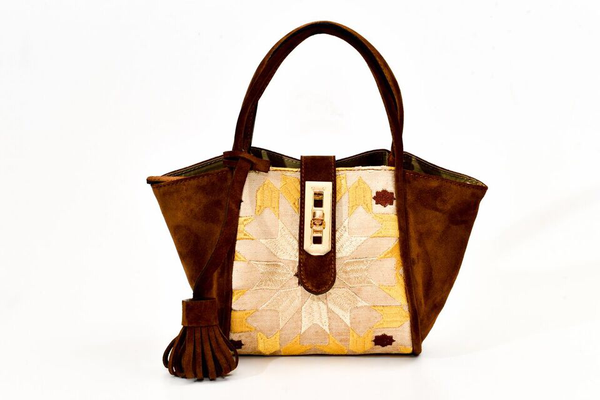 Lumsi Small Satchel Bag - Brown