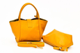 Lumsi Small Satchel Bag - Mustard