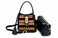 Lumsi Small Satchel Bag - Navy blue