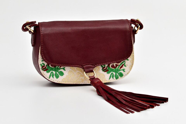 Ittô Mini Crossbody Bag - Burgundy