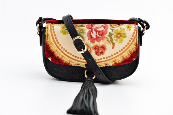 Ittô Mini Crossbody Bag - Vintage Flower Fabric