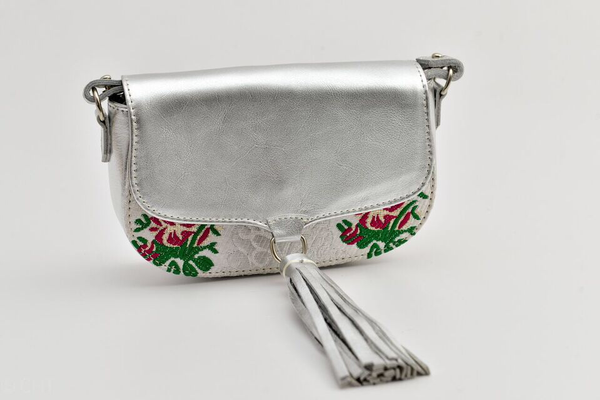 Ittô Mini Crossbody Bag - Silver
