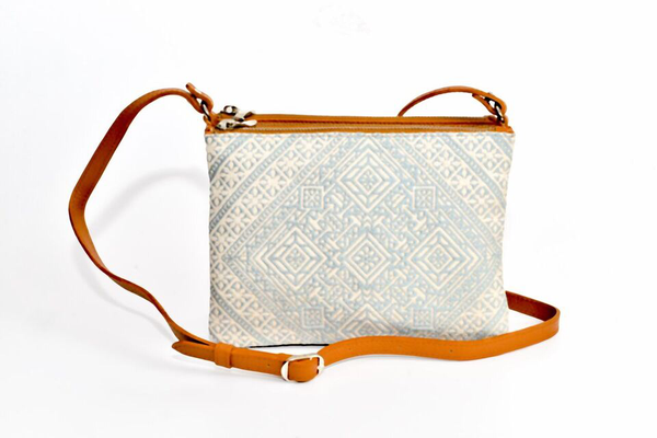 FAY Triple -zip Crossbody Bag - Caramel