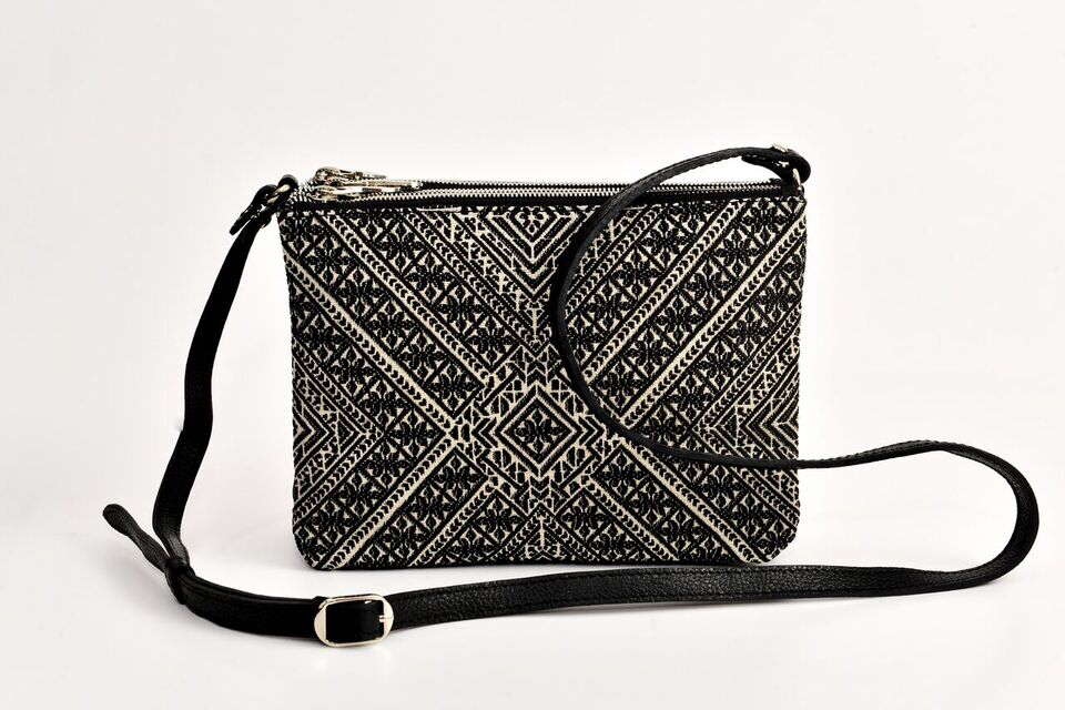 FAY Triple -zip Crossbody Bag - Black