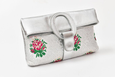 Casablanca Foldover Clutch - Silver