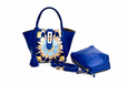 Lumsi Small Satchel Bag - Cobalt blue