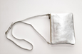 FAY Triple -zip Crossbody Bag - Silver / Peach