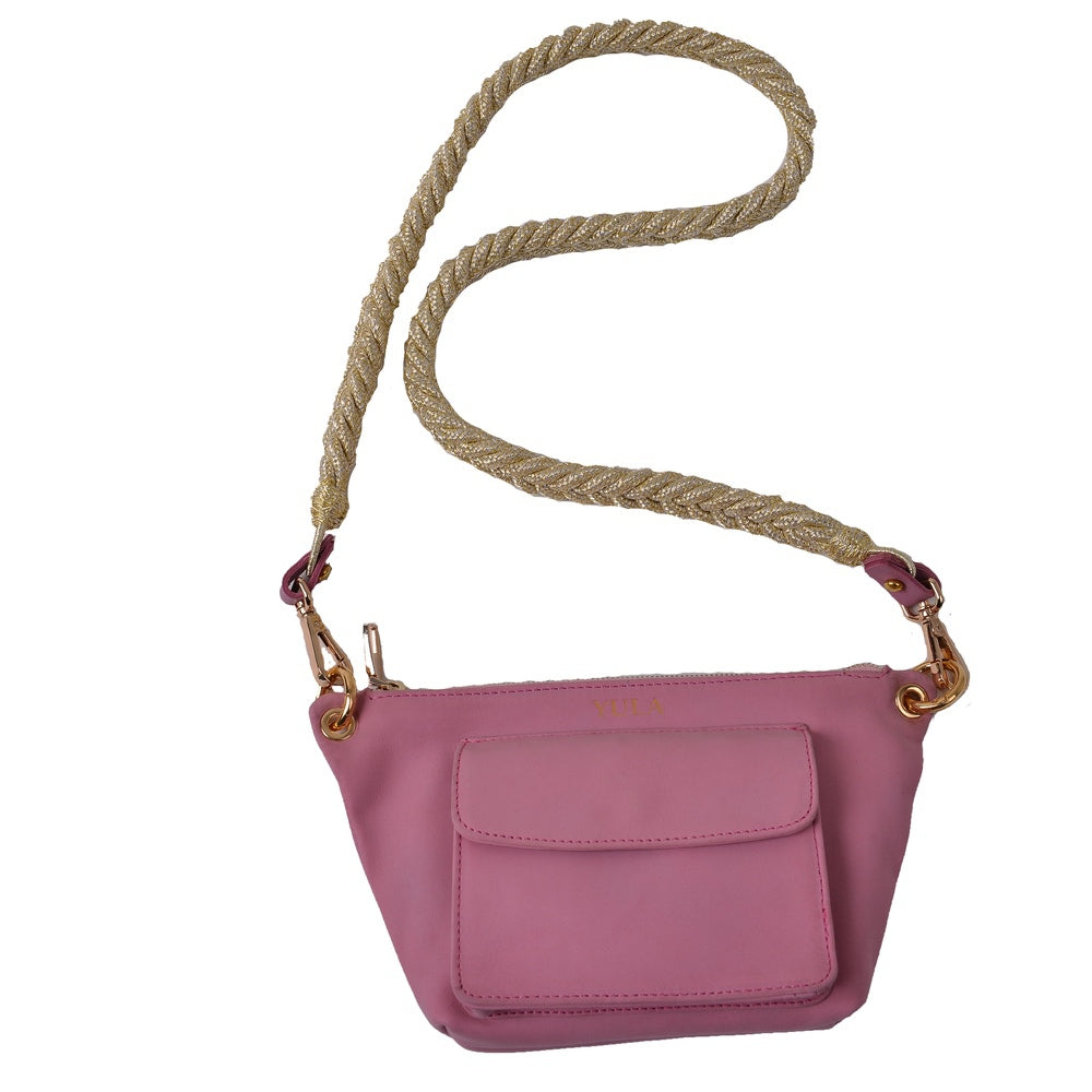 1905 Lina Mini Crossbody Bag - Powdred Pink