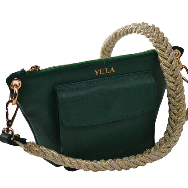 1909 Lina Mini Crossbody Bag - Emerald Green